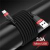 USLION Micro USB Cable Fast Charging 3A Microusb Cord For Samsung Xiaomi Android Phone Usb Charger