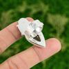 Natural Bauxite Promise Skull And Bone Yellow Adjustable Ring 925 Silver