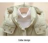 Women's Short Warm Hooded Cotton-Padded Jacket - Winter 2025 Korean Style, Thick and Loose Fit