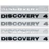 DISCOVERY Эмблема с буквами для капота, задней двери багажника, аксессуары для стайлинга автомобиля, наклейка с логотипом, хром-серебро, черный, красный, серый
