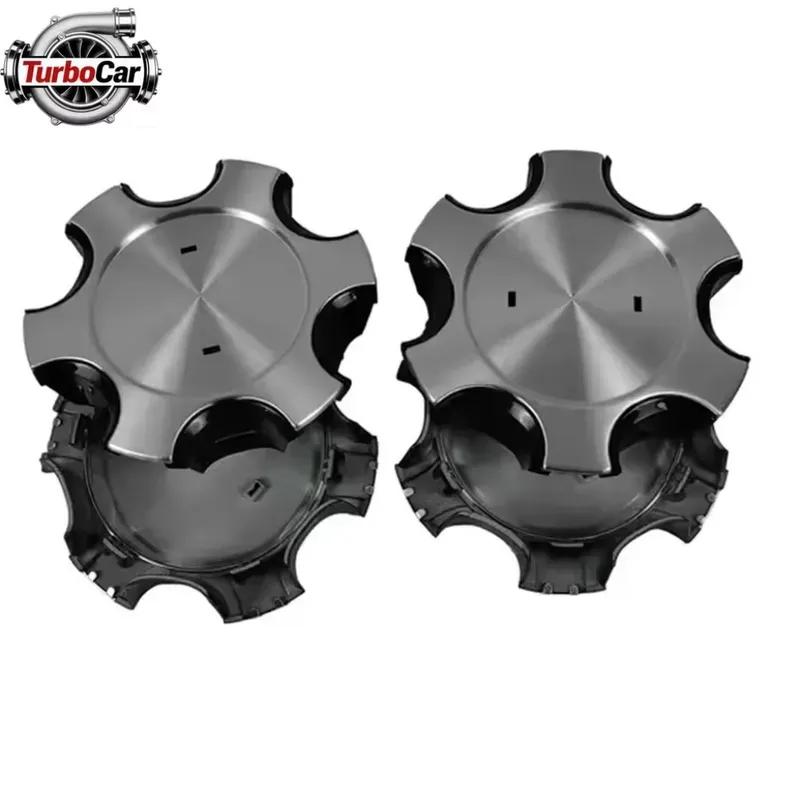 For Toyota 4Runner Wheel Center Hub Cap Stainless Steel Wheel Hub Cover 4Pcs Durable Replacement Hubcaps