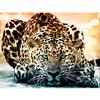 5D DIY Diamond Painting "Leopard Forest" Embroidery Cross Stitch 5D Home Decor Gift
