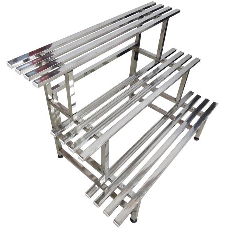 Hualongdun 3-Tier Ladder Stainless Steel Plant Stand