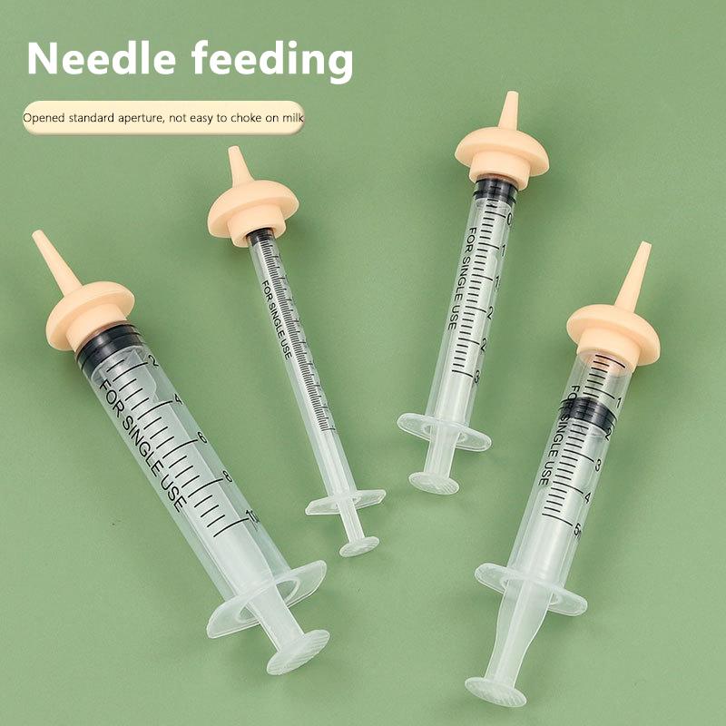 2/5/10Pcs Universal Pet Feeding Nipple Mini Cat Silicone Feeding Pacifier Pet Feeding Oral Syringe Nursing Puppy Kitten Nipple