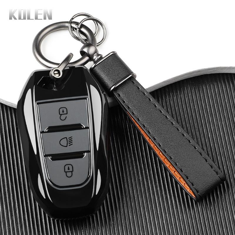 Новый ТПУ Чехол для Ключа Автомобиля Для Peugeot 2008 3008 4008 5008 308 408 508 Citroen C1 C2 C4 C6 C3-Xr Picasso Grand Ds3 Ds5 Защита