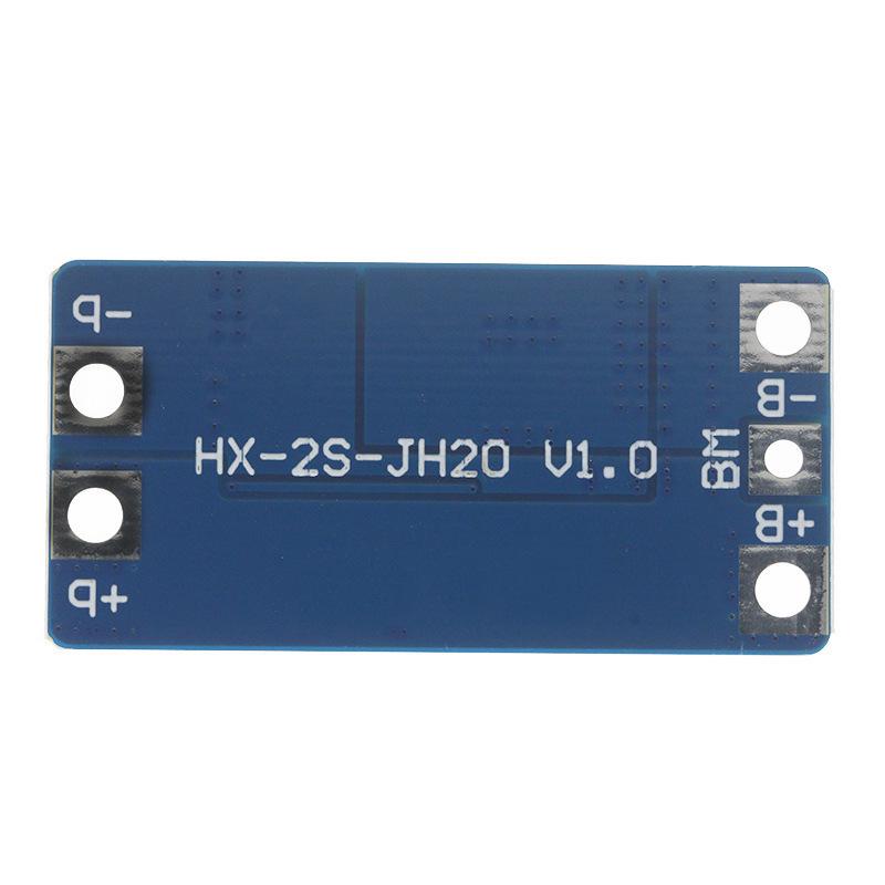 2S 7.4V Lithium Battery Protection Board with 8.4V Balancing, Overcharge/Overdischarge Protection, 10A Current.