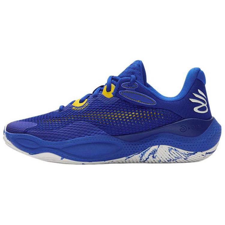 Under Armour Curry Splash 24 Амортизация Нескользящие Износостойкие Низкие Баскетбольные Кроссовки Мужские Синие 3027262-400