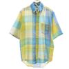 TOWNCRAFT 70-е винтажная рубашка с коротким рукавом на пуговицах в клетку Мужская Б/У