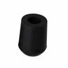 Yibuy 4-Pack Double Bass Endpin Rubber Mat Pads, 28x20mm, Black