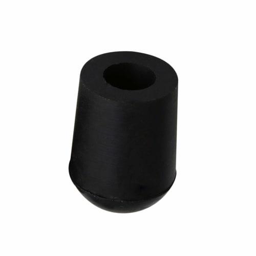 Yibuy 4-Pack Double Bass Endpin Rubber Mat Pads, 28x20mm, Black