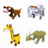 Фигурки животных MOC Милые маленькие жирафы носороги коровы Строительные кубики Игрушки идеально подходят для детей друзей Рождественская игрушка Подарки детям