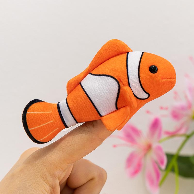 Лесное животное Пальчиковая кукла Панда Плюшевая игрушка Дети Океан Акула Кукла