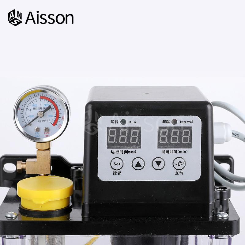 0.5L 1L 2 Liters Automatic CNC Electromagnetic Lubrication Oil Pump Lubricator 220V DCR50