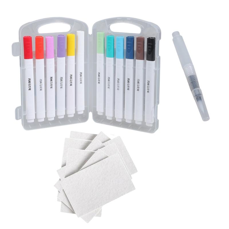 Наборы для рисования 3D-текстурой из пены Magics, акварельные кисти-губки Magics Puff, наборы для рисования текстурой, художественные принадлежности