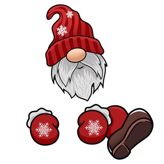 Набор рождественских украшений Дед Мороз Лось Снеговик Подглядывающий Садовые Дворовые Украшения Наружные