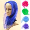 Thin Silk Scarves For Women Solid Color Chiffon Scarf Summer Shawls Neck Wraps 70*70cm Soft Female Hijab Neck Scarves Organza