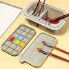 Brush Washing Bucket Brush Box Multi-function Pen Holder Art Supplies Oil-based Acrylic Watercolor Tool Art Palette Brush Washer