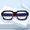 Мужские очки квадратной формы в стиле хип-хоп, контрастного цвета, женская оправа для очков, стильные мужские очки с защитой от синего света