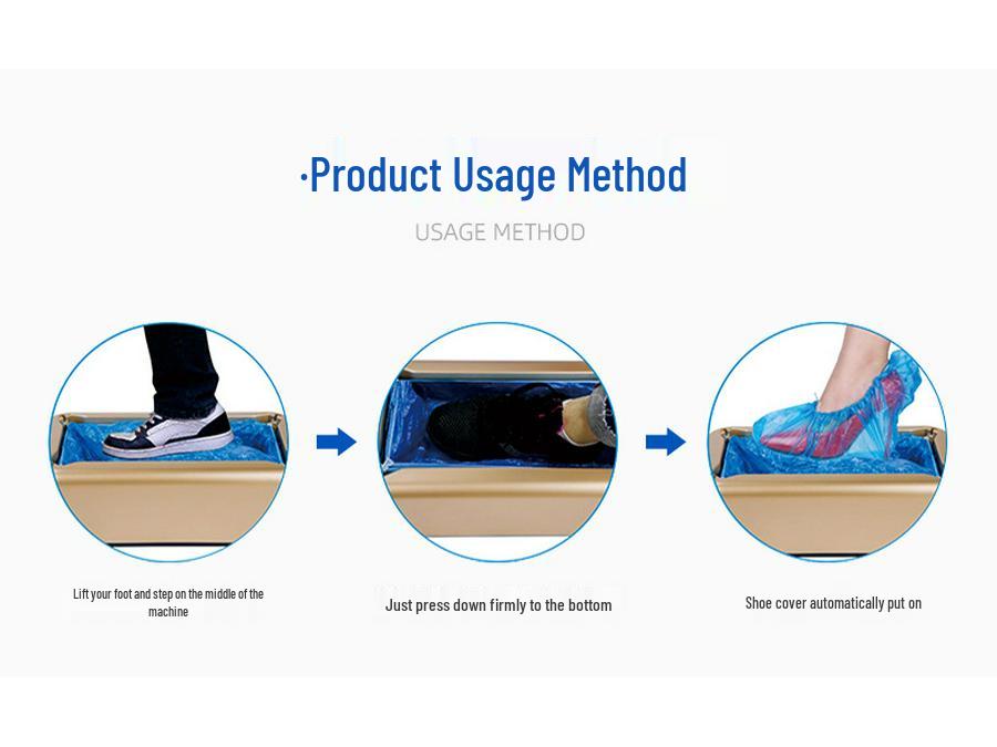 7-Color Intelligent Dustproof Shoe Cover Machine for Indoor Use