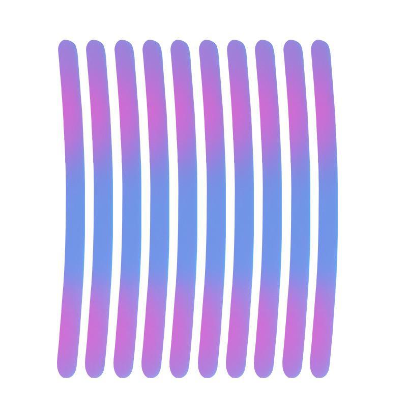 Colorful Laser Reflective Stickers for Motorcycle Electric Car Wheels: Anti-Collision and Luminous Tire Decoration