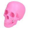 Resin Halloween Skull Decor Festival Home Props Fake Whole Person Skull Ornaments Pink