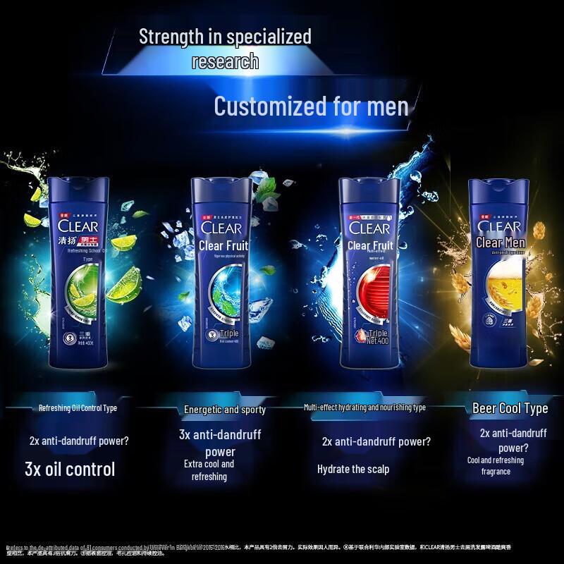 CLEAR Multi-Effect Hydrating Anti-Dandruff Shampoo