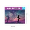 Влюбленные под звездным небом + фоторамки 150 мини-пазлов для пробирок, всемирно известная серия картин, головоломка для путешествий YC-M