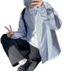2024 Повседневная рубашка с длинным рукавом Ins Свободная рубашка Мужская летняя тенденция Универсальная повседневная куртка