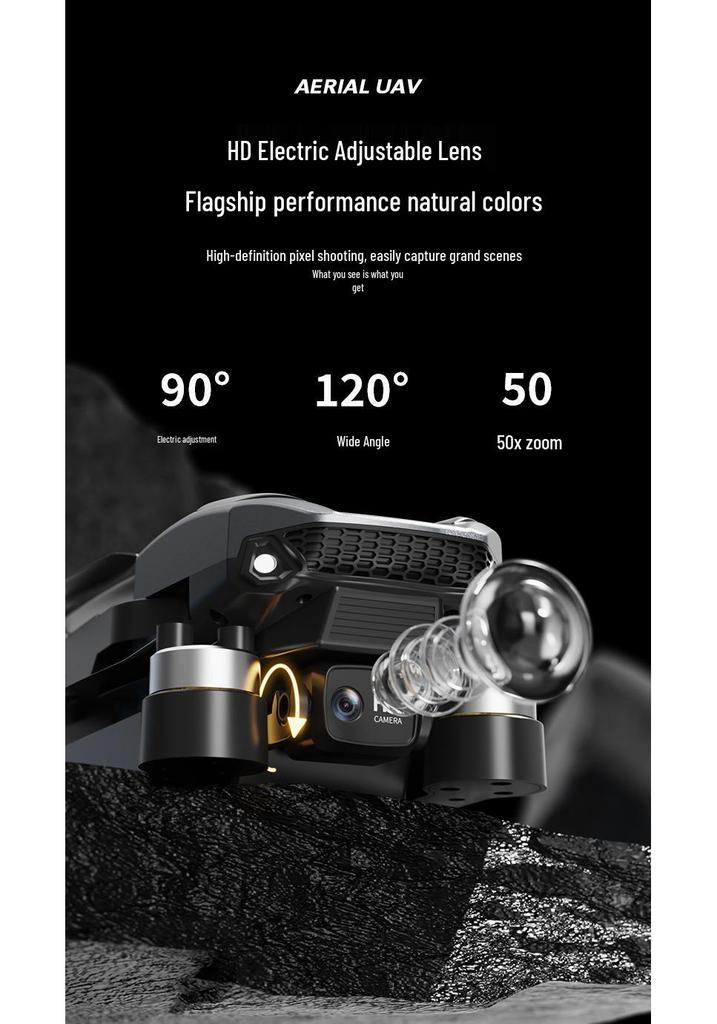 8K Foldable Brushless Drone with Long Battery & Shockproof Design