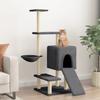 Scratching Post with Sisal Scratching Posts Dark Grey 130.5 cm