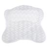 Bathtub Pillow for Neck Back Support with Drying Hook Suction Cups Machine Washable Slip Resistant