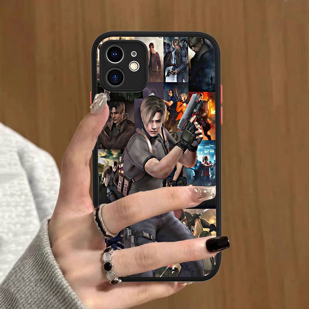 Чехол для телефона R-Resident E-Evil для IPhone 15 16 Pro Max 11 12 13 14 XS XR X Plus 16E, матовый, полупрозрачный