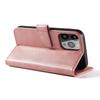 iPhone 15 Plus Flip Wallet Case with Stand - Magnetic Closure, Pink by Hurtel
