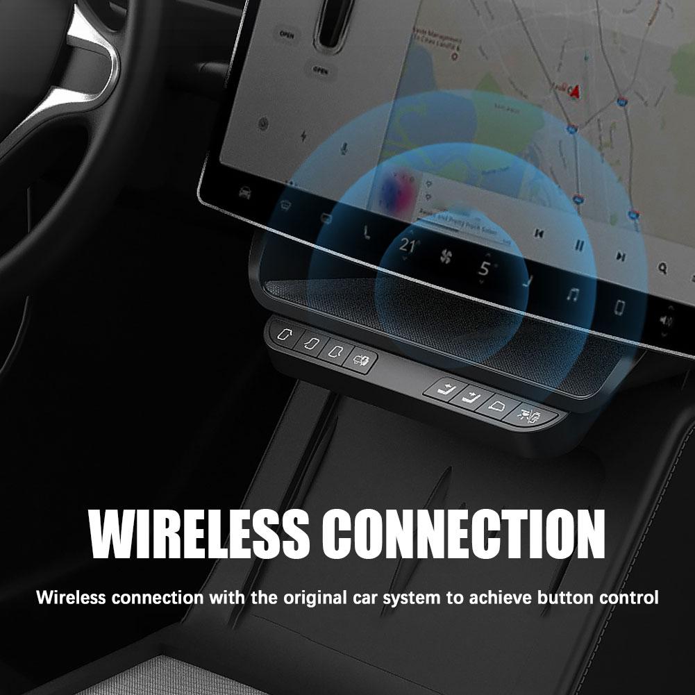 For Model 3 Highland 2024 Center Console Organizer Tray Under Screen Storage Box Behind Screen for Tesla Y 2021-2023