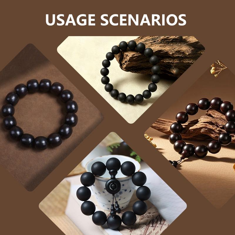 Good Quality Wooden Bead Bracelet Lightweight Exquisite Jewellery Con Perline Smooth Gift Durable Natural Fragrance Bracelet