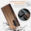 Роскошный кошелек-книжка с магнитным слотом для карт для Samsung S26 Ultra S25 Plus S24 S23 A36 A56 A17 A07 С подставкой Бизнес Карманный чехол