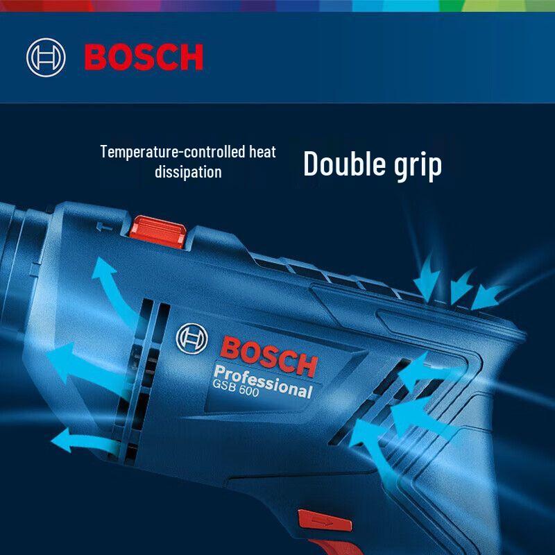 Bosch GSB600 Impact Drill & Electric Drill Household Tool Set CN plug (adapter included)