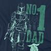 Star Wars: The Mandalorian Mens No.1 Dad Mando T-Shirt