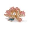 Exquisite Chinese Style Peony Pearl Brooch: Elegant Women's Cheongsam & Hanfu Pin
