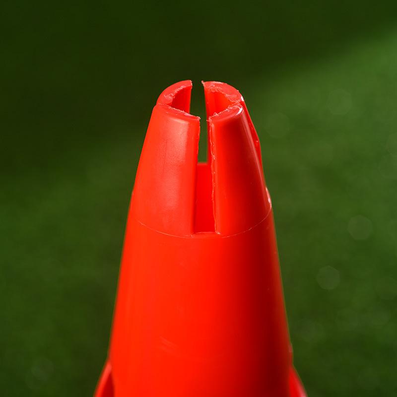 Thickened Round Bottom Football Hurdles with Holes - 30/52cm Multifunctional Training Cones
