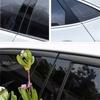 6 шт. Черные накладки на стойки боковых окон для седана Honda Civic 2022