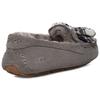 UGG Ansley Bow Plush Flat Shoes Женская обувь Charcoal 1127850-CHRC