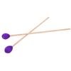 1 пара палочек для маримбы, деревянные ручки, аксессуары для ксилофона, смешанная пряжа, фиолетовый
