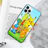 JP37 Pikachu Pokémon Black Soft Case for Xiaomi Poco X6 X4 M5 M6 F5 F6 C65 C55 C50 C51 C40 Pro Redmi 14C A3X 13C 12C 11T 10A 9C Note 7 6 8A Plus
