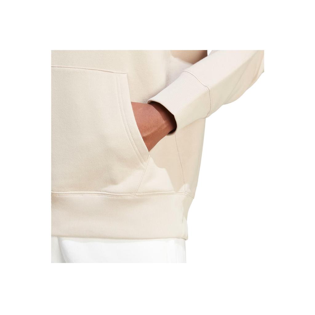 Adidas Оригинальная однотонная толстовка с капюшоном и длинным рукавом, мужские топы бежевого цвета IM4405