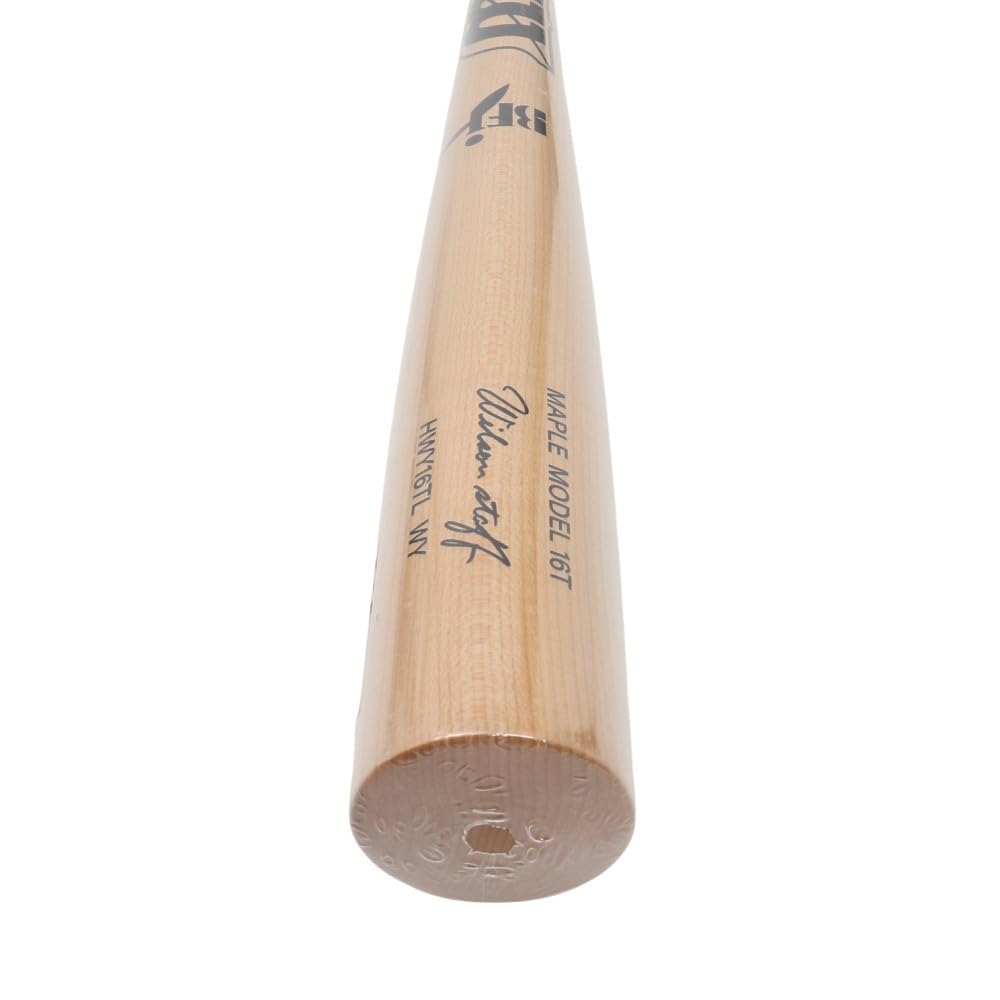 Wilson Hardball деревянная бита WS (Штат Уилсона) Клен легкий 16T Тип натуральный 8483 WBW20080108483HWY16TL