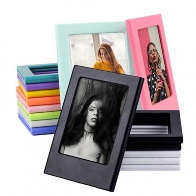Магнитная фоторамка 3 дюйма Дизайн фоторамки Polaroid Мини-акриловая магнитная рамка для фотографий Прозрачная акриловая подставка для демонстрации карточек