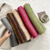 Contrasting Color Mohair Scarf Women'S Winter Imitation Cashmere High-End Scarf Europe And America