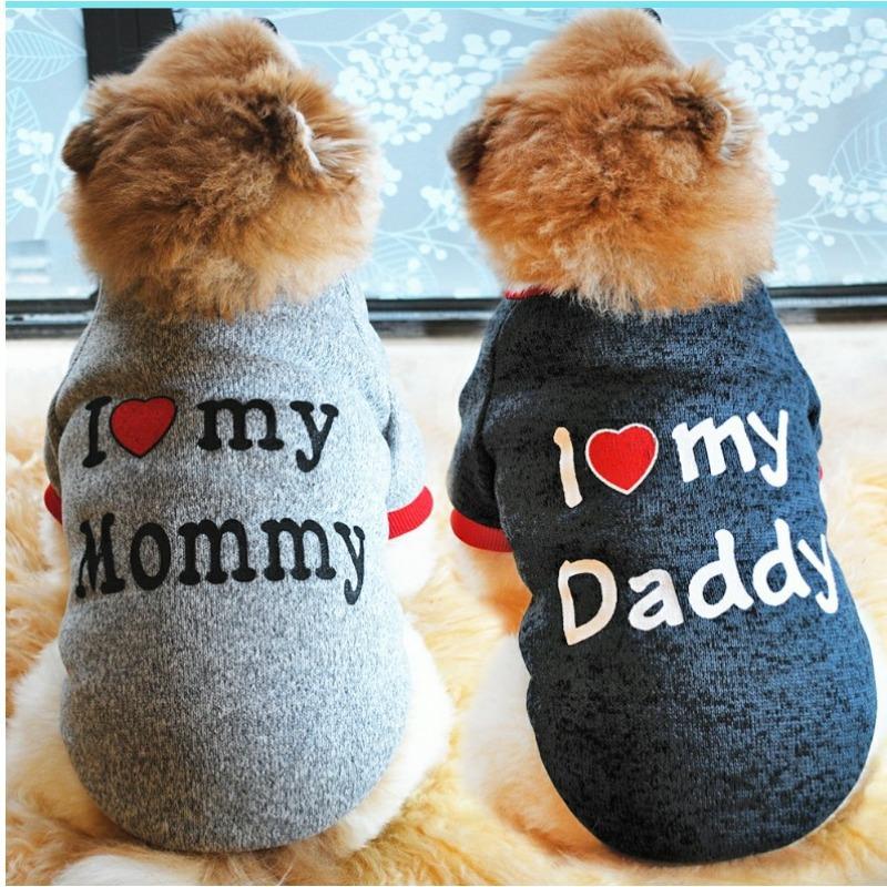 Pet Clothes Dog Clothes Spring and Autumn Thickened Fleece Jacket Shoulder-plugged Fleece Thermal Sweater