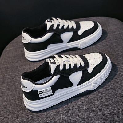 2025 Женские кроссовки Обувь на платформе На шнуровке Вулканизированная обувь Тренд Удобная женская обувь Толстая платформа Уличная повседневная обувь